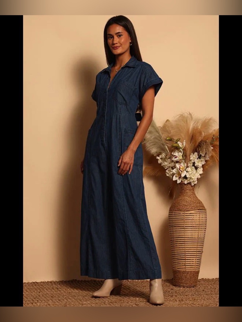 Shore Denim Jumpsuit